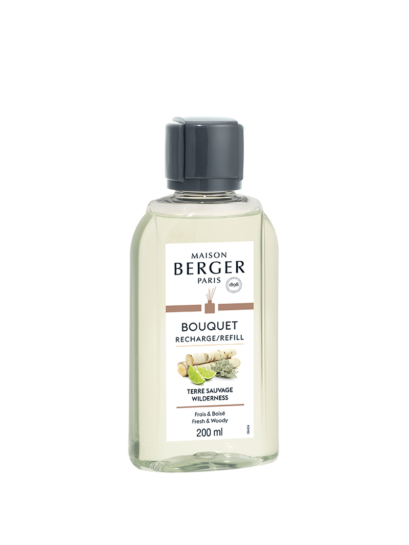 PROFUMAZIONE CASA :: Ricariche per i Bouquet :: Maison Berger - Ricarica  200 ml per Bouquet Parfumé - Terre Sauvage